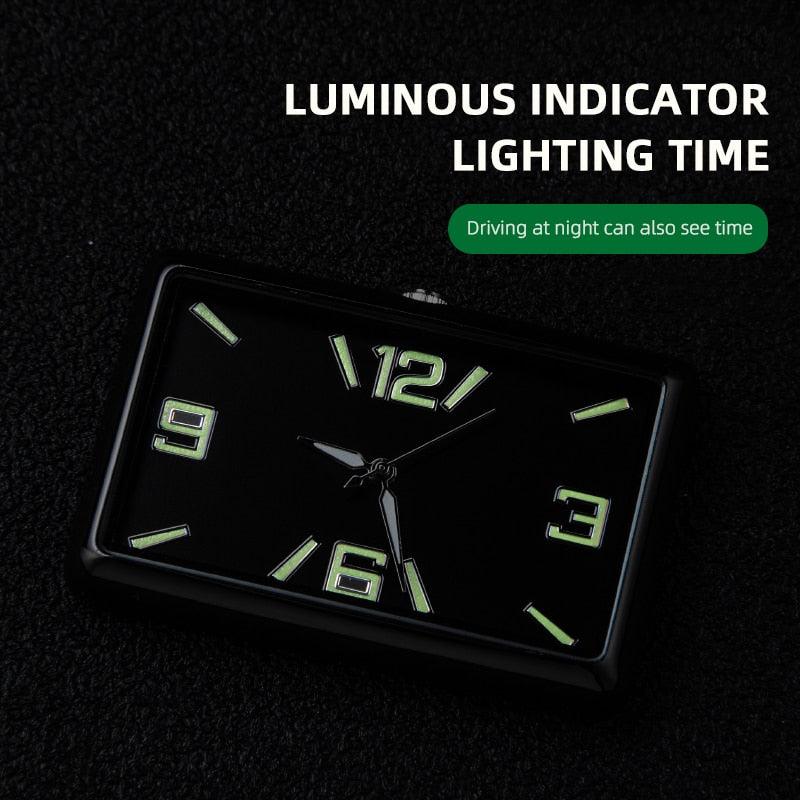 High Quality Auto Fashion Watch Automobile Quartz Clock Car Dashboard Mini Clock Automotive Clock Car Clock Refit Interior Luminous Electronic Quartz Watch Ornaments Car Decoration Ornaments Vehicle Car Accessories
