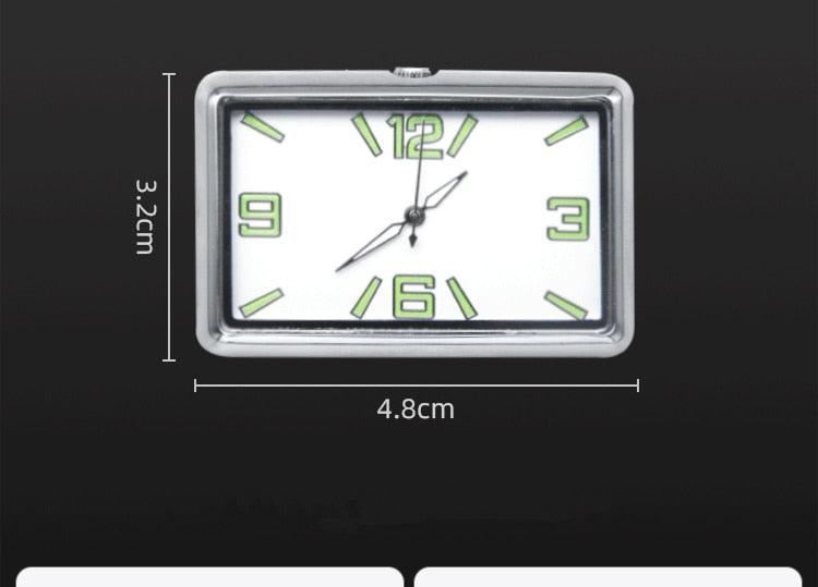 High Quality Auto Fashion Watch Automobile Quartz Clock Car Dashboard Mini Clock Automotive Clock Car Clock Refit Interior Luminous Electronic Quartz Watch Ornaments Car Decoration Ornaments Vehicle Car Accessories