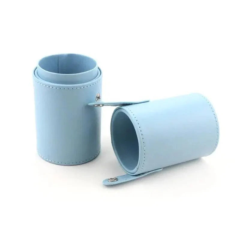 High Quality PU Leather Makeup Storage Holder Cosmetic Cup Case Box for Makeup Brush Pen
