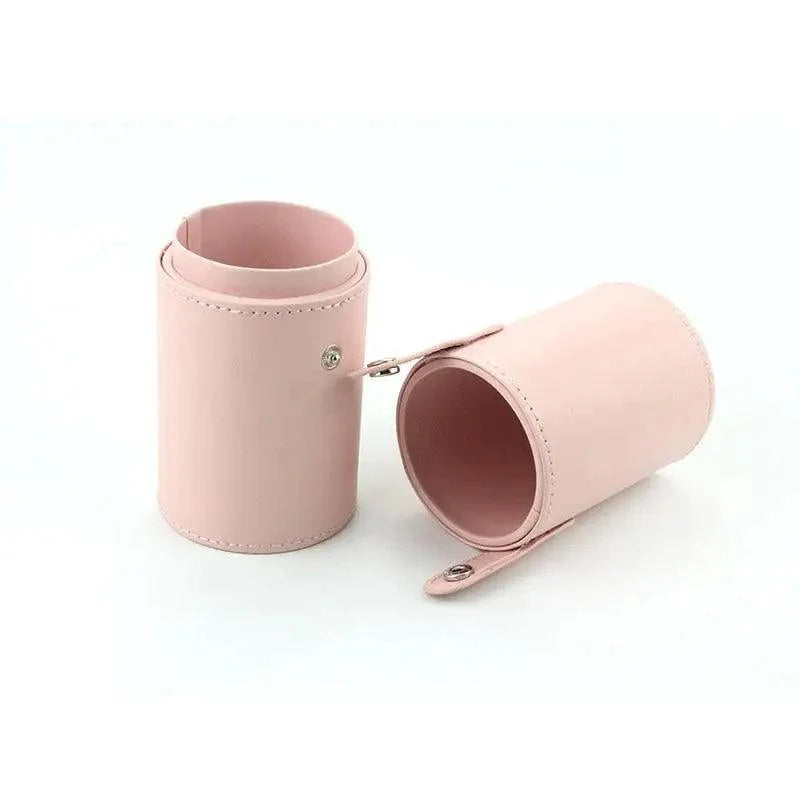 High Quality PU Leather Makeup Storage Holder Cosmetic Cup Case Box for Makeup Brush Pen