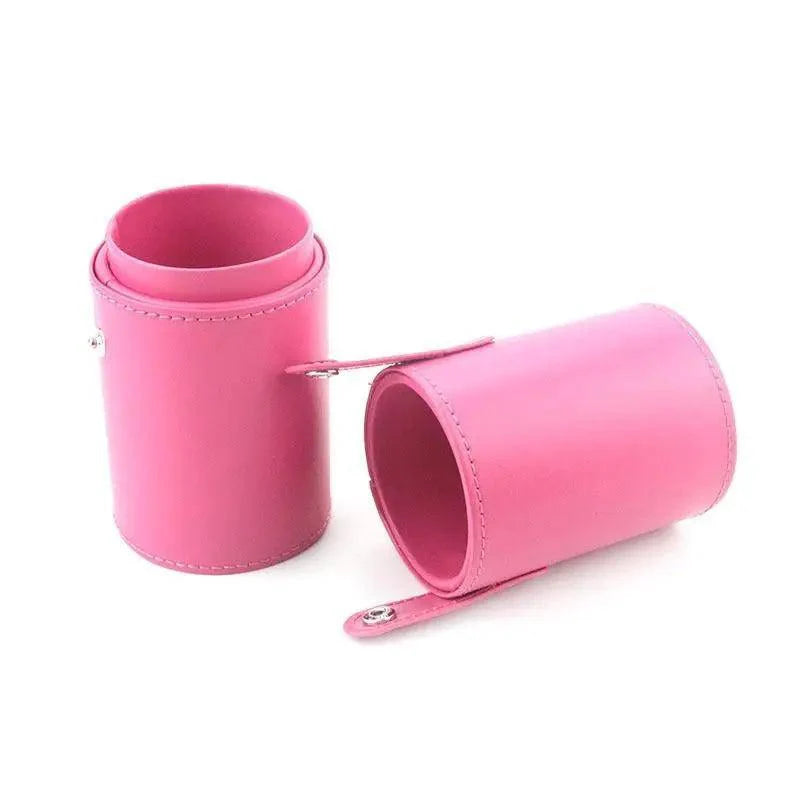 High Quality PU Leather Makeup Storage Holder Cosmetic Cup Case Box for Makeup Brush Pen