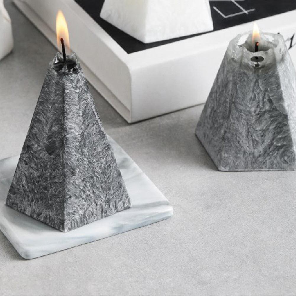 Home Decorative Aromatic Candles Scented Candles 3D Iceberg Shape Room Fragrance Candles Strong Fragrance Scent Stress Relief Gift for Women on Birthday Anniversary Aromatherapy Home Decoration