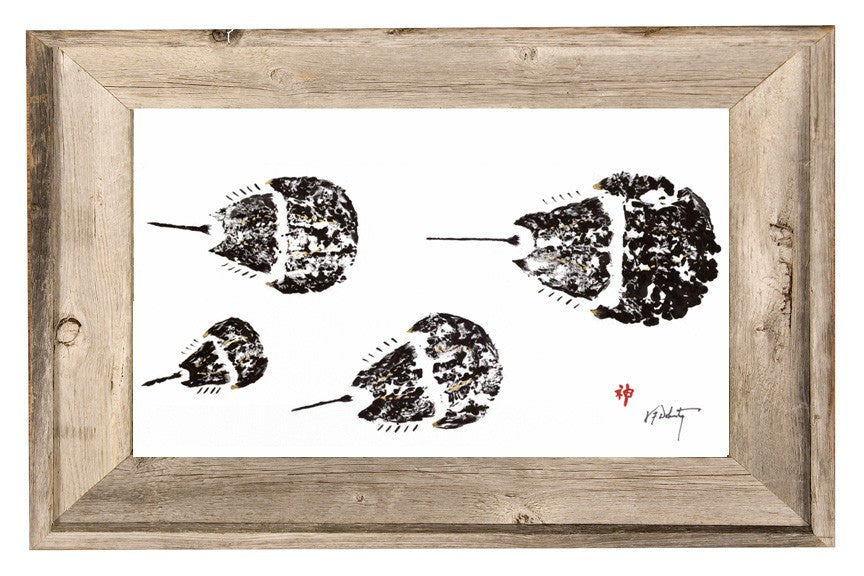 Coastal Art Crab Fish Ocean Artist Inspired