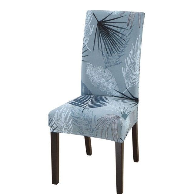 Housmife Printed Stretch Chair Cover Big Elastic Seat Chair Covers Slipcovers Restaurant Banquet Home Dining Party Decoration Stretch Spandex Removable Washable Anti-dust Seat Slipcover  Protector for Hotel Office Ceremony Banquet