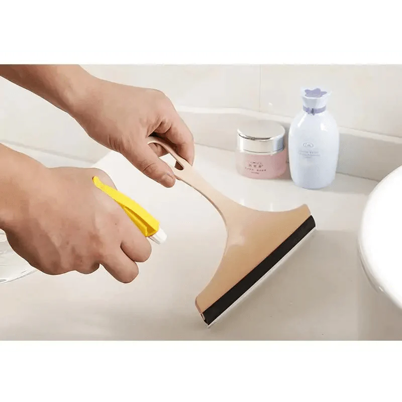 Incredible Window Glass Brush Wiper Airbrush Cleaner Washing Scraper for Home Bathroom Car Window Cleaning Tool Kitchen Accessories