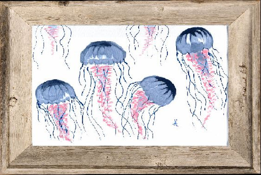 Coastal Art Jellyfish Ocean Artist Inspired