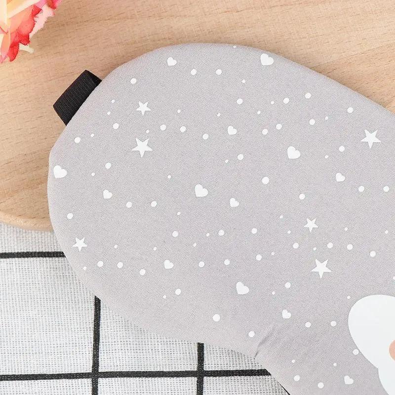 Kids Sleeping Aid Colorful Blindfold Comfortable Sleeping Mask Creative Funny Eye Patch Travel Sleep Mask Cute Cartoon Design Eye Cover