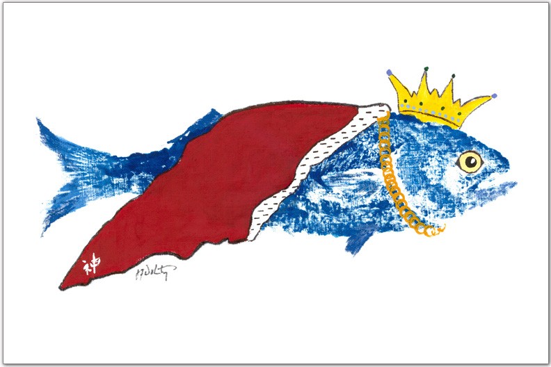 King Fish with Cape Placemat | Beach House