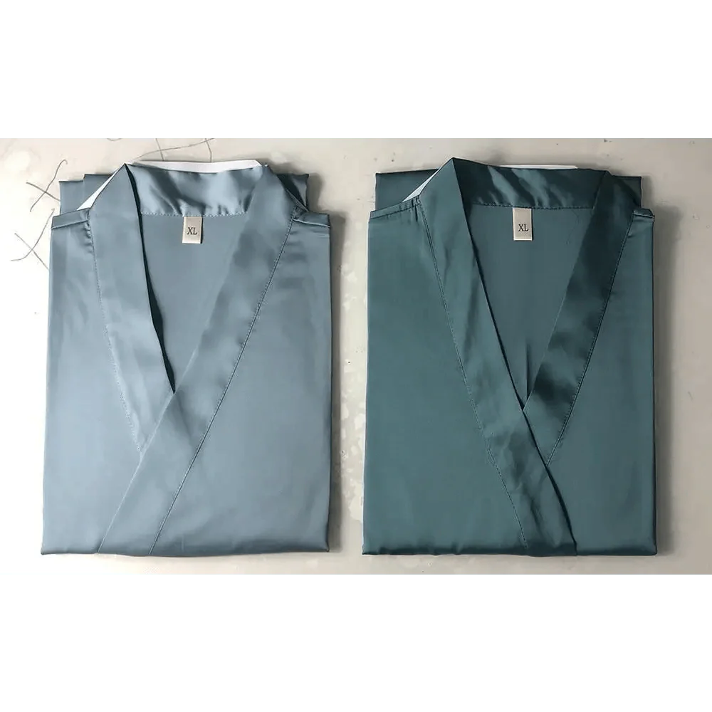 Ladies Fashion Red Soft Short Sleepwear For Women Trendy Women's Comfortable V Neck Bathrobe  Bridesmaid Bride Party Robes