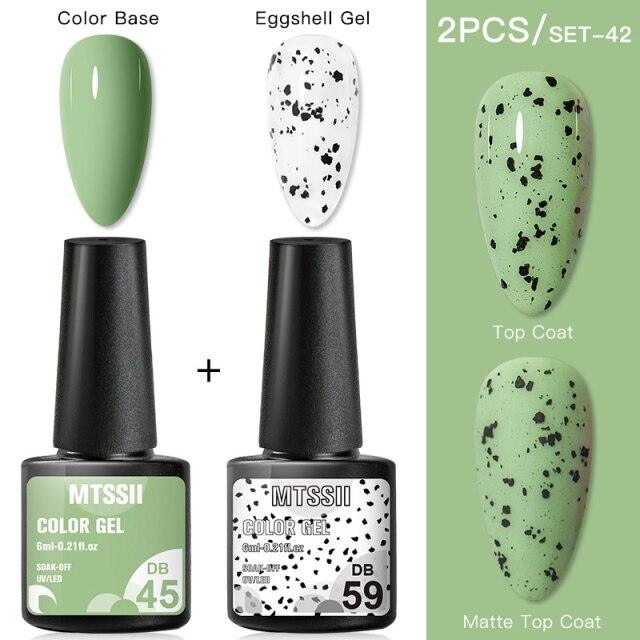 Luxury Gel Nail Polish Permanent Glossy Matte Egg Effect Elegant Stylish Eggshell Design For Women And Lady Nail Gel