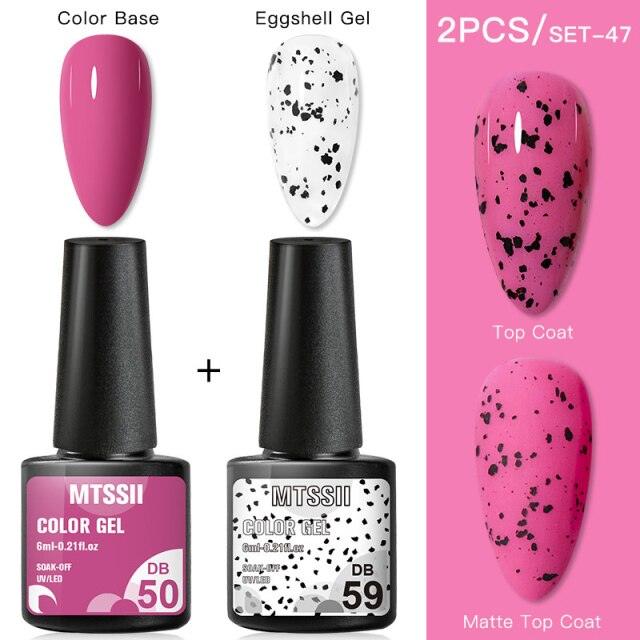 Luxury Gel Nail Polish Permanent Glossy Matte Egg Effect Elegant Stylish Eggshell Design For Women And Lady Nail Gel