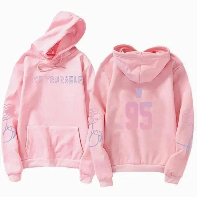 Luxury Unisex Hoodie Hoodies Sweatshirt Love Yourself Hoody Sweatshirt Boys Hoody Hoodies Cool Print Casual Drawstring Warm Winter Stylish Design Hoodie For Men Women