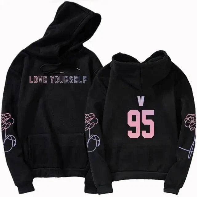 Luxury Unisex Hoodie Hoodies Sweatshirt Love Yourself Hoody Sweatshirt Boys Hoody Hoodies Cool Print Casual Drawstring Warm Winter Stylish Design Hoodie For Men Women