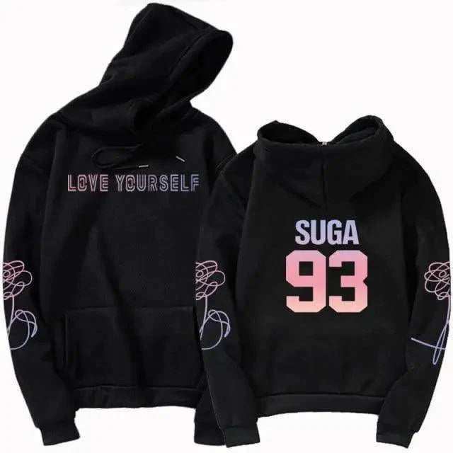 Luxury Unisex Hoodie Hoodies Sweatshirt Love Yourself Hoody Sweatshirt Boys Hoody Hoodies Cool Print Casual Drawstring Warm Winter Stylish Design Hoodie For Men Women