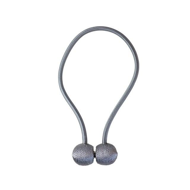 Magnetic Curtain Tieback High Quality Holder Hook Buckle Clip Curtain Tieback Polyester Decorative Home Accessories European Style Decorative Curtain Drape Tie With Strong Magnetic For Home And Office Decoration 49cm