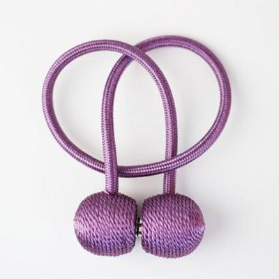 Magnetic Curtain Tieback High Quality Holder Hook Buckle Clip Curtain Tieback Polyester Decorative Home Accessories European Style Decorative Curtain Drape Tie With Strong Magnetic For Home And Office Decoration 49cm
