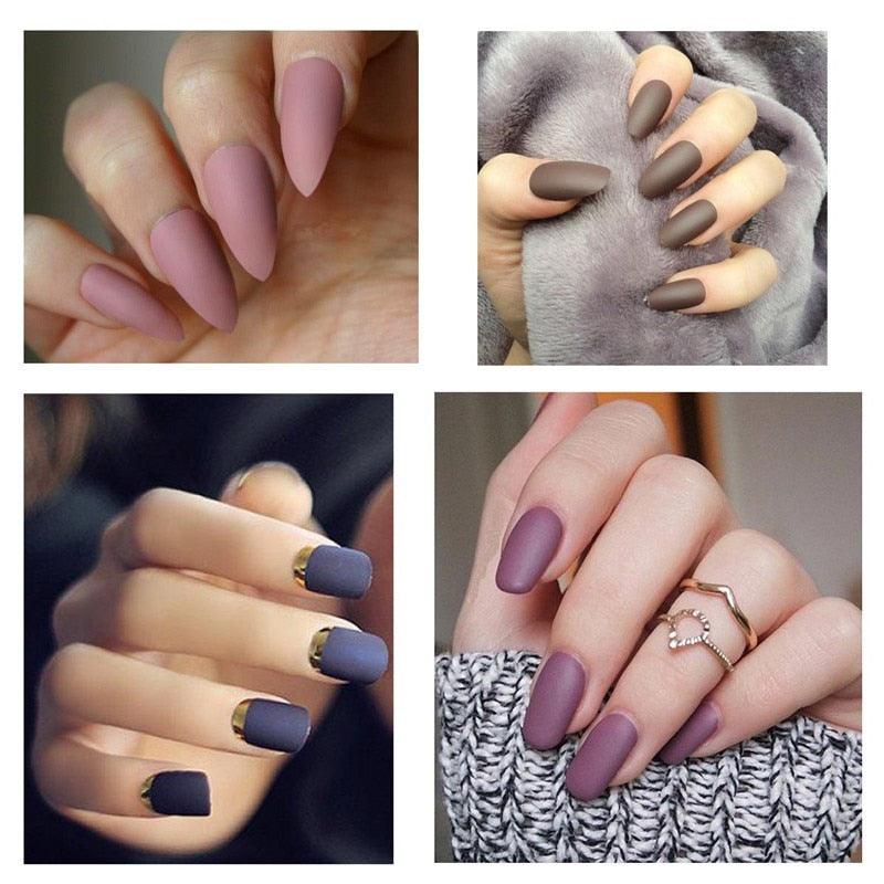 Matt Nail Polish UV/LED Gel 10ml Long Lasting Gorgeous Matt Effect Fashion Design For Womens