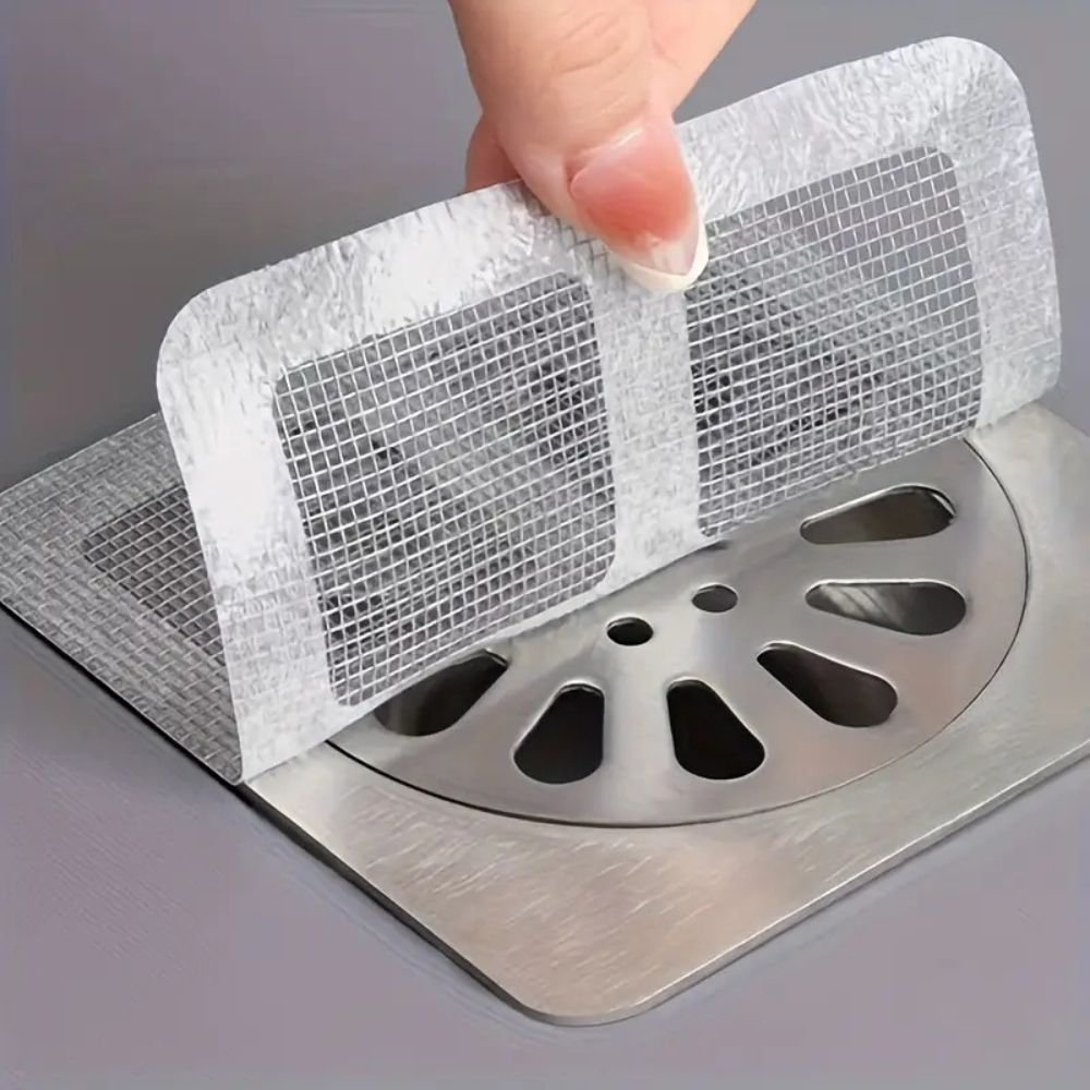 10 Pack Disposable Shower Drain Hair Catcher