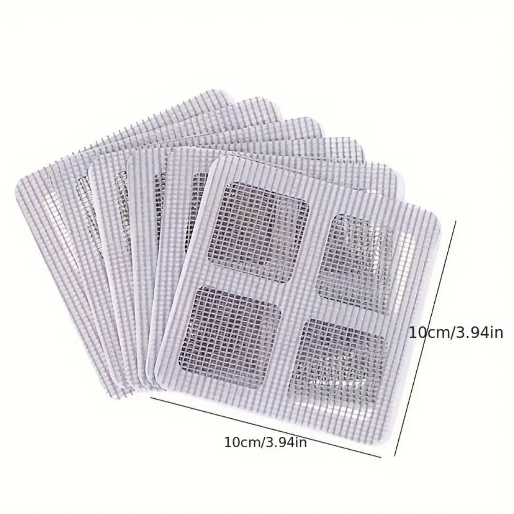 10 Pack Disposable Shower Drain Hair Catcher