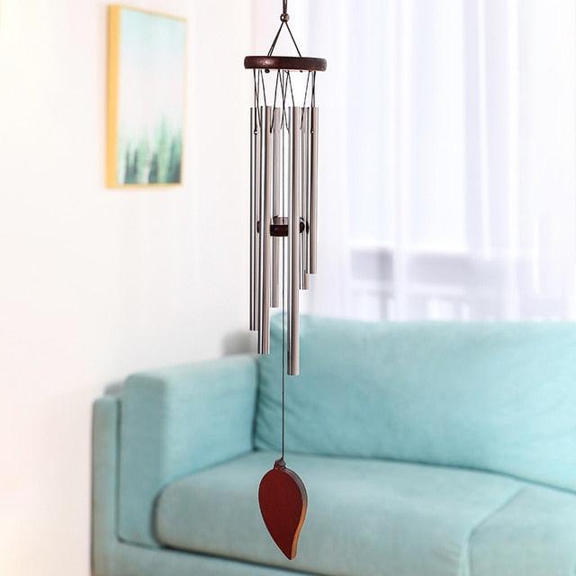 Memorial Wind Chimes for Outside Deep Tone Antique Outdoor Sympathy Wind-Chime Resonant 6 Tubes Wind Chime Bells Wind Hanging Living  Elegant Chime Home Decor Gift Car Outdoor Yard Garden Metal Wind Music