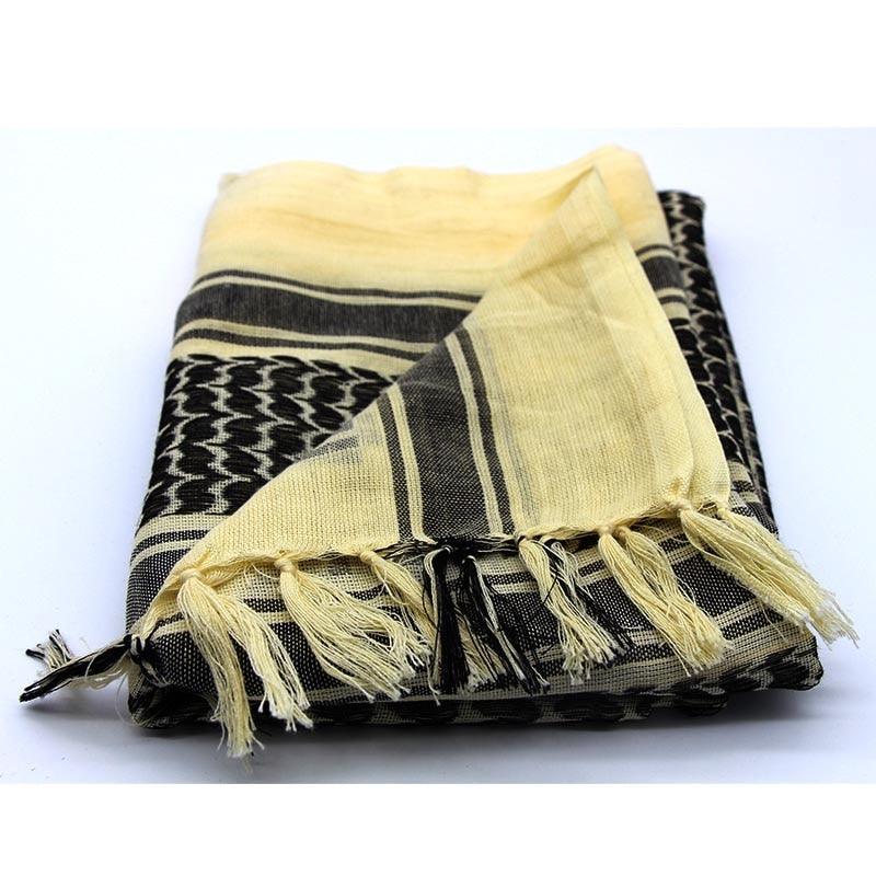 Military Arab Keffiyeh Shemagh Scarf Cotton Winter Shawl Neck Warmer Cover Head Wrap Windproof Tactical Camping Scarf Men Women Shemagh Keffiyeh Men Arab Kufiyah Keffiyeh Arabic Muslim Head Wrap Men Scarf Shawl