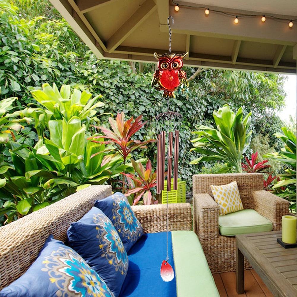 Mobile Hanging Wind Chimes Yard Garden Beauty Peacock Design Large Hanging Home Decor Pendant Outdoor Ornament For Home Garden Decoration Room Decor