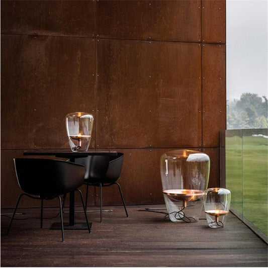 Modern Art Deco Living Room Table Lamp Glass Table Lamps for Living Room Home Deco Indoor Bedside Lamp Decorative Table Lamp Cute Study Lamps for Bedroom Décor