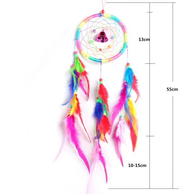 Modern Dream Catcher Wolf Totem Car Hanging Ornaments Pendant Wolf Decor Traditional Feather Wind Chimes Handmade For Bedroom Wall Hanging Home Decorations Crafts