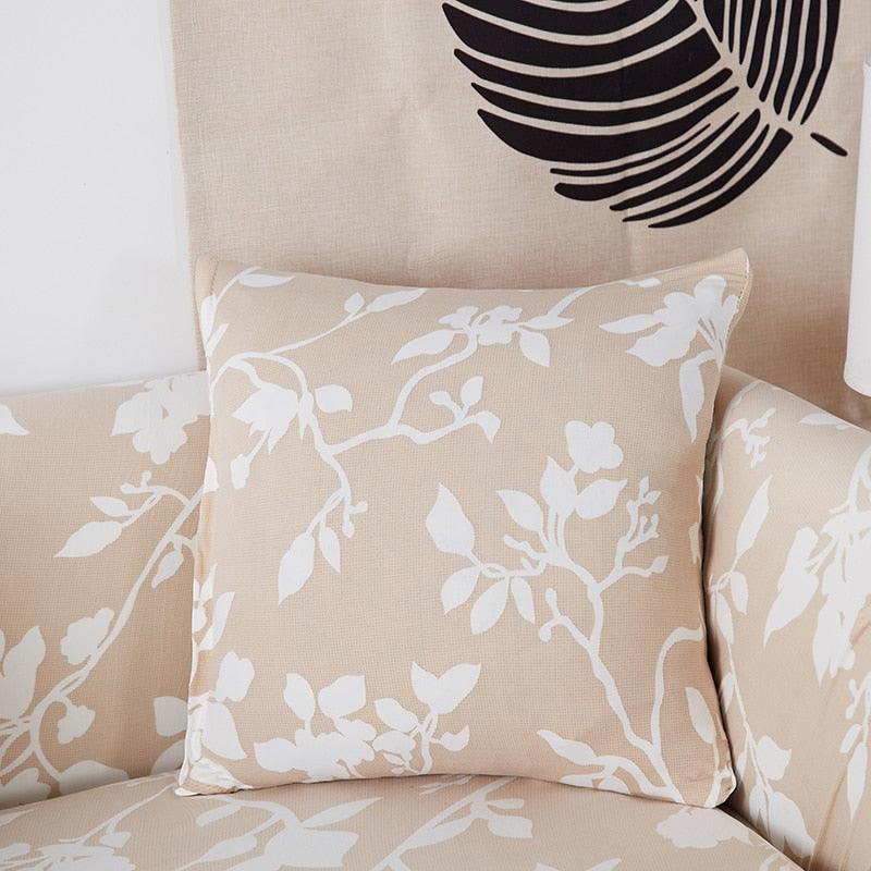 Modern Floral Pillow Cover Matching Sofa Pillowcases Decorative Cushion Covers For Couch Sofa Home Office Throw Pillow Covers Modern Pretty White Floral Hand Couch Sofa Decorative Pillow Cases Cushion Home Decor 2 pieces 45*45cm