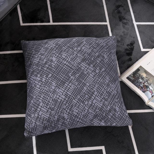 Modern Floral Pillow Cover Matching Sofa Pillowcases Decorative Cushion Covers For Couch Sofa Home Office Throw Pillow Covers Modern Pretty White Floral Hand Couch Sofa Decorative Pillow Cases Cushion Home Decor 2 pieces 45*45cm