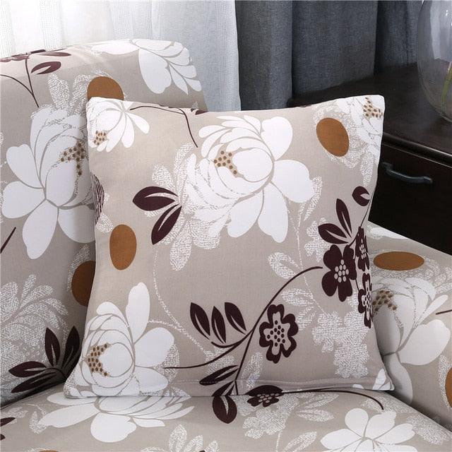 Modern Floral Pillow Cover Matching Sofa Pillowcases Decorative Cushion Covers For Couch Sofa Home Office Throw Pillow Covers Modern Pretty White Floral Hand Couch Sofa Decorative Pillow Cases Cushion Home Decor 2 pieces 45*45cm