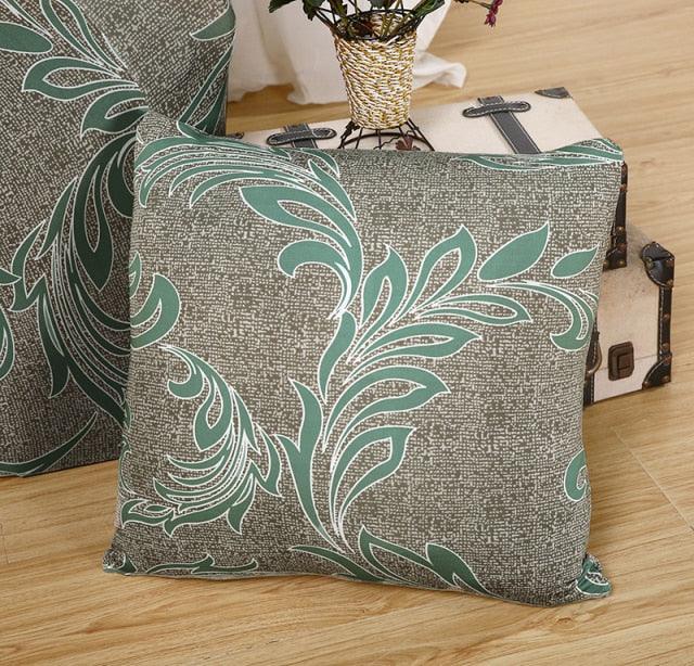 Modern Floral Pillow Cover Matching Sofa Pillowcases Decorative Cushion Covers For Couch Sofa Home Office Throw Pillow Covers Modern Pretty White Floral Hand Couch Sofa Decorative Pillow Cases Cushion Home Decor 2 pieces 45*45cm