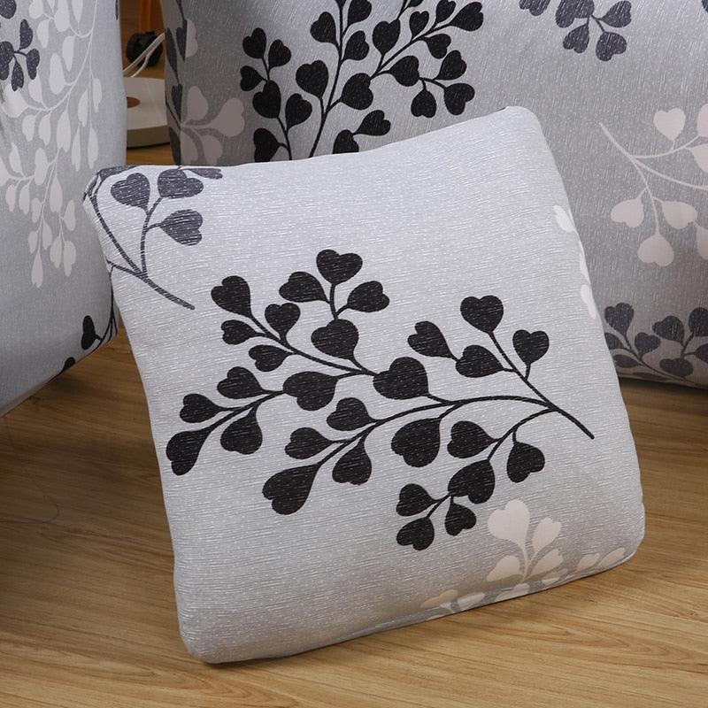 Modern Floral Pillow Cover Matching Sofa Pillowcases Decorative Cushion Covers For Couch Sofa Home Office Throw Pillow Covers Modern Pretty White Floral Hand Couch Sofa Decorative Pillow Cases Cushion Home Decor 2 pieces 45*45cm