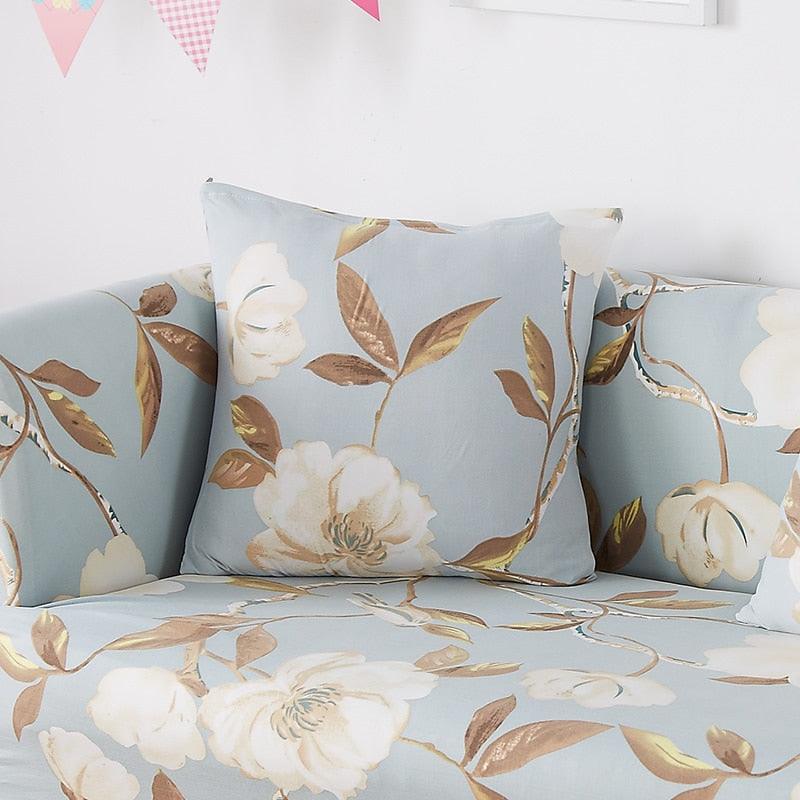 Modern Floral Pillow Cover Matching Sofa Pillowcases Decorative Cushion Covers For Couch Sofa Home Office Throw Pillow Covers Modern Pretty White Floral Hand Couch Sofa Decorative Pillow Cases Cushion Home Decor 2 pieces 45*45cm