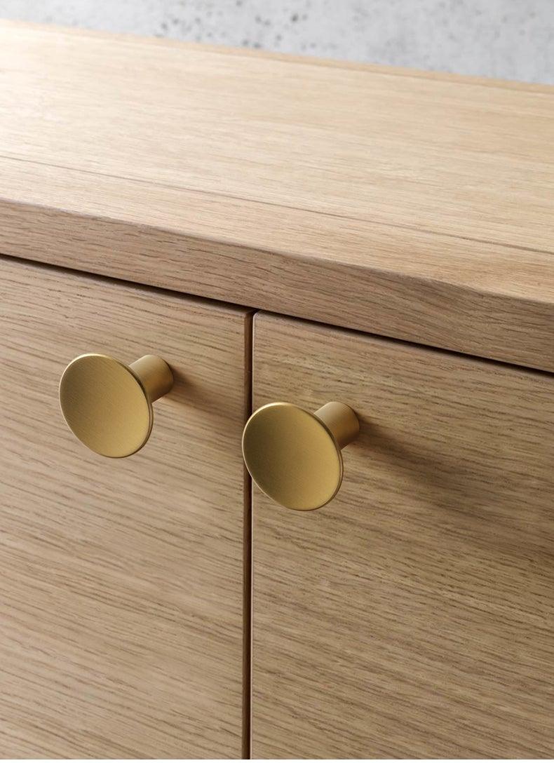 Modern Gold Knob Pure Copper Kitchen Cabinet Handles Cupboard Door Pulls Drawer Knobs Brass Furniture Handle Hardware Drawer Pulls Cupboard Knob For Kitchen Furniture Hardware