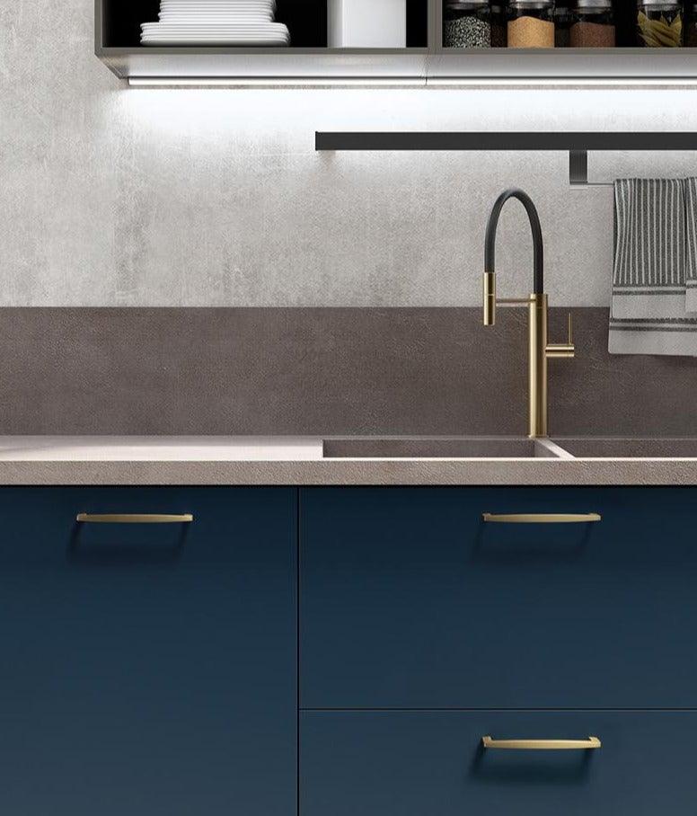 Modern Gold Knob Pure Copper Kitchen Cabinet Handles Cupboard Door Pulls Drawer Knobs Brass Furniture Handle Hardware Drawer Pulls Cupboard Knob For Kitchen Furniture Hardware