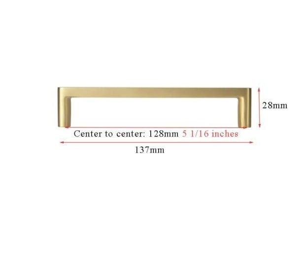 Modern Gold Knob Pure Copper Kitchen Cabinet Handles Cupboard Door Pulls Drawer Knobs Brass Furniture Handle Hardware Drawer Pulls Cupboard Knob For Kitchen Furniture Hardware