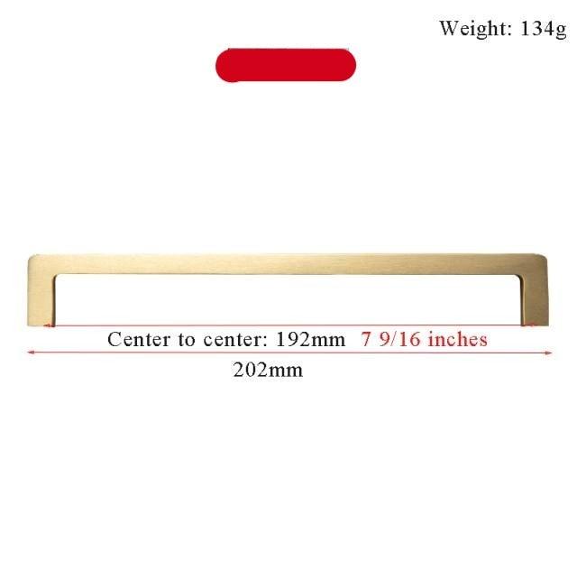 Modern Gold Knob Pure Copper Kitchen Cabinet Handles Cupboard Door Pulls Drawer Knobs Brass Furniture Handle Hardware Drawer Pulls Cupboard Knob For Kitchen Furniture Hardware