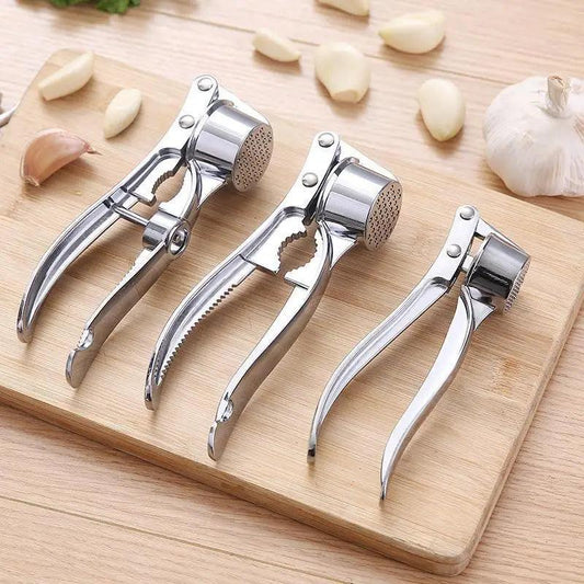 Multi-Functional Imitating Stainless Steel Garlic Press Crusher Kitchen Cooking Ginger Squeezer Masher Handheld Ginger Mincer Tools