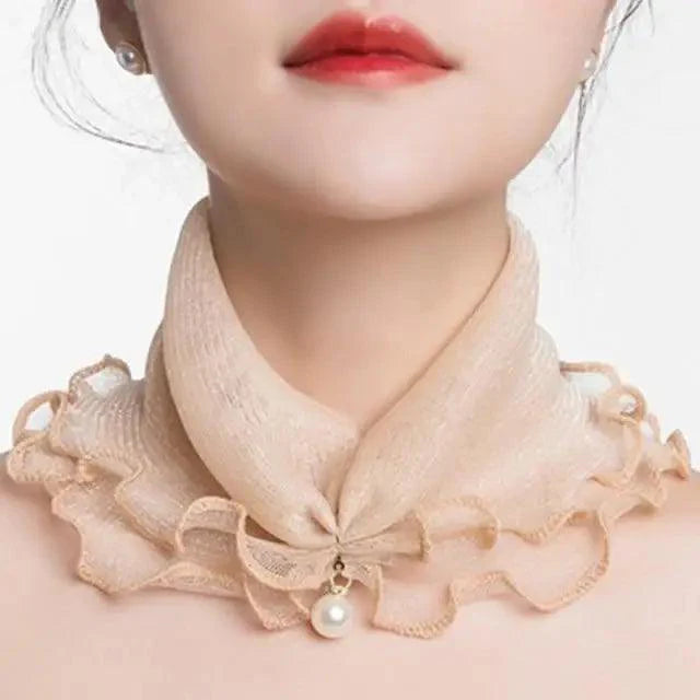 Neck Collars Fashion Scarves for Women And Girls Print Satin Silk Scarf Female Bandana Head Bib Scarfs For Ladies