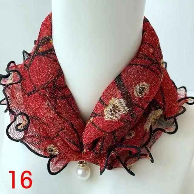 Neck Collars Fashion Scarves for Women And Girls Print Satin Silk Scarf Female Bandana Head Bib Scarfs For Ladies