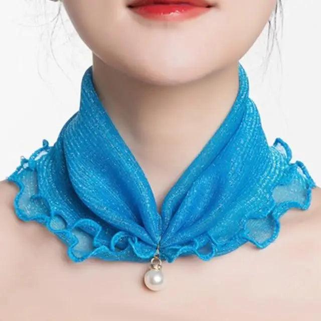 Neck Collars Fashion Scarves for Women And Girls Print Satin Silk Scarf Female Bandana Head Bib Scarfs For Ladies