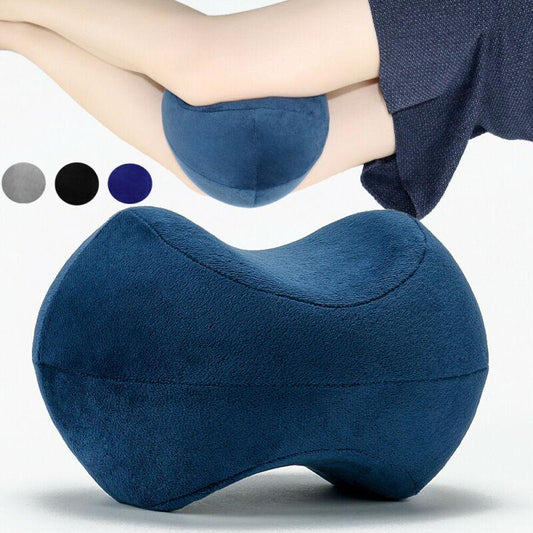 New Brand Memory Foam Knee Pillow Orthopedic Leg Pillow Bed Cushion Support Pain Relief Protect Knee Legs Orthopedic Knee Pillow for Sciatica Relief Back Pain Leg Pain Pregnancy Hip Joint Pain Soothing Pain Relief for Sciatica Back Hips Knees Joints