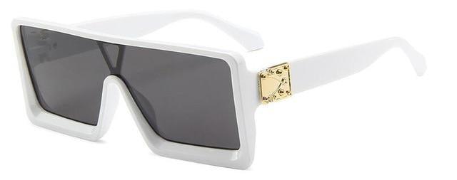 New Design New Stylish New Classic New Black & White Square Shape Sunglasses For Women New Fashionable Branded & Oversized Sun Glasses For Men New Luxury Shades Sunglasses For Men & Women