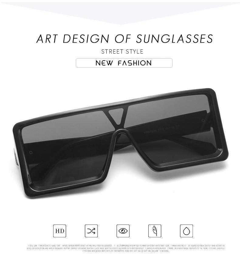 New Design New Stylish New Classic New Black & White Square Shape Sunglasses For Women New Fashionable Branded & Oversized Sun Glasses For Men New Luxury Shades Sunglasses For Men & Women