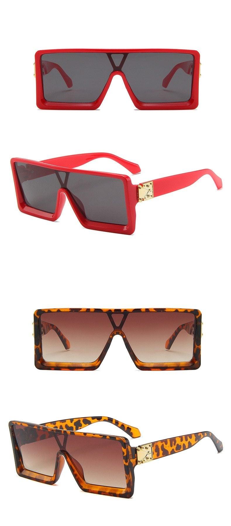 New Design New Stylish New Classic New Black & White Square Shape Sunglasses For Women New Fashionable Branded & Oversized Sun Glasses For Men New Luxury Shades Sunglasses For Men & Women