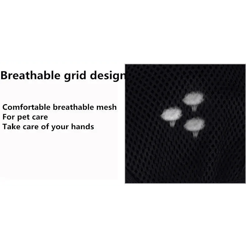 New Efficient Pet Grooming Cleaning Gentle Brush Gloves Pet Hair Remover Gloves