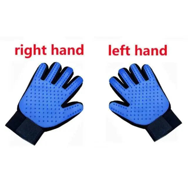 New Efficient Pet Grooming Cleaning Gentle Brush Gloves Pet Hair Remover Gloves