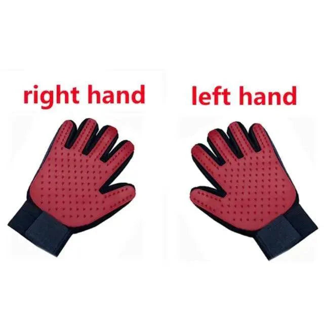 New Efficient Pet Grooming Cleaning Gentle Brush Gloves Pet Hair Remover Gloves
