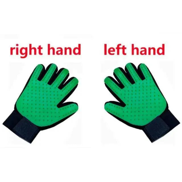 New Efficient Pet Grooming Cleaning Gentle Brush Gloves Pet Hair Remover Gloves